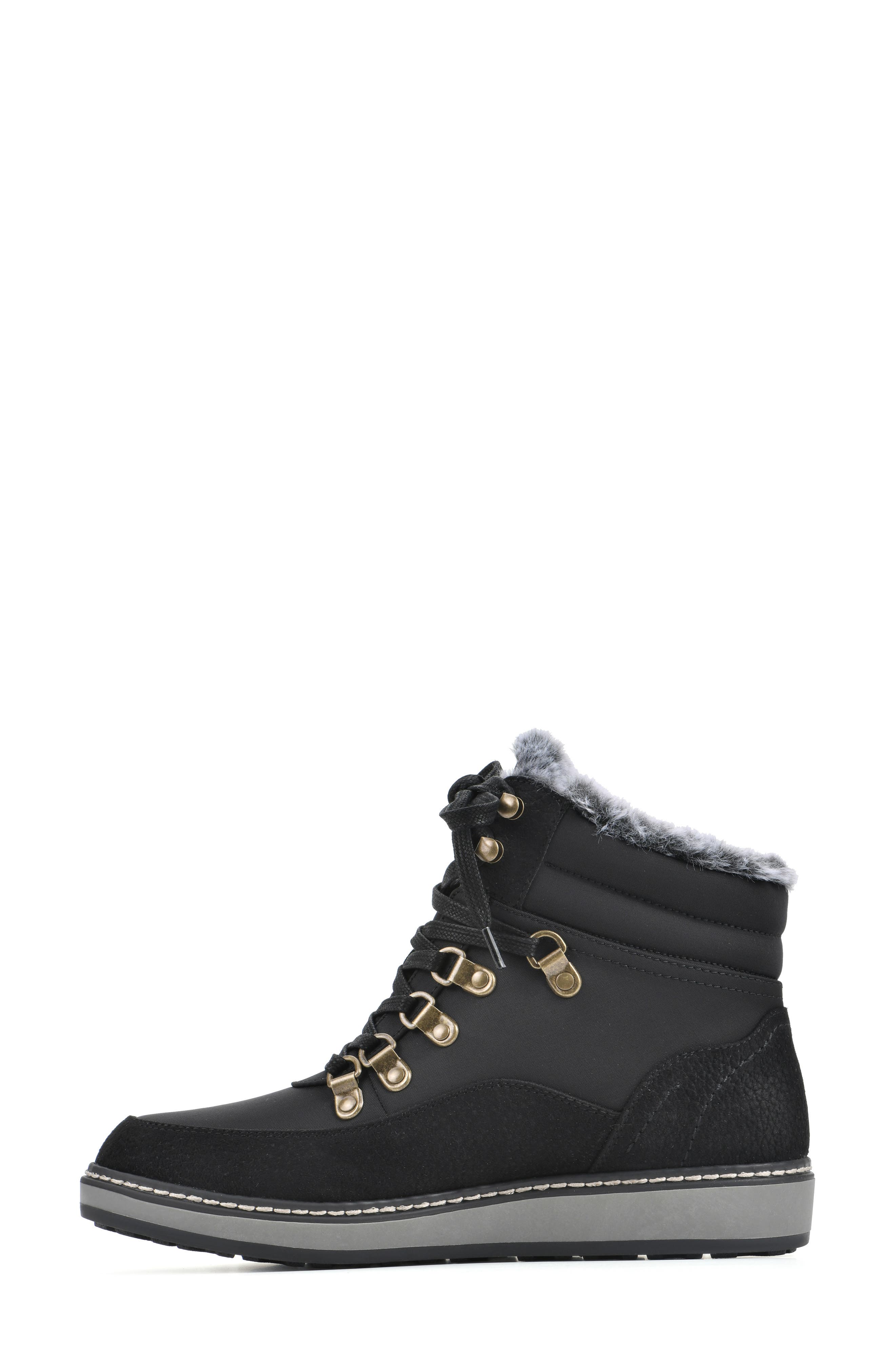 White Mountain Footwear Tamasha Faux Fur Hiking Boot, Alternate, color, 