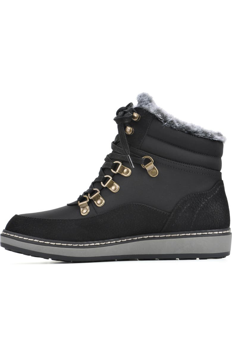 White Mountain Footwear Tamasha Faux Fur Hiking Boot, Alternate, color,