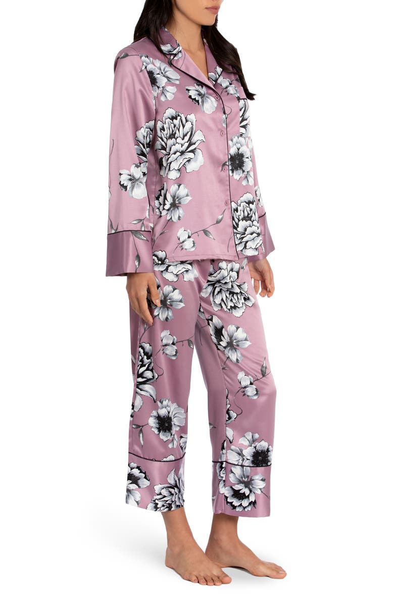 In Bloom by Jonquil Zoey Satin Pajamas, Alternate, color,