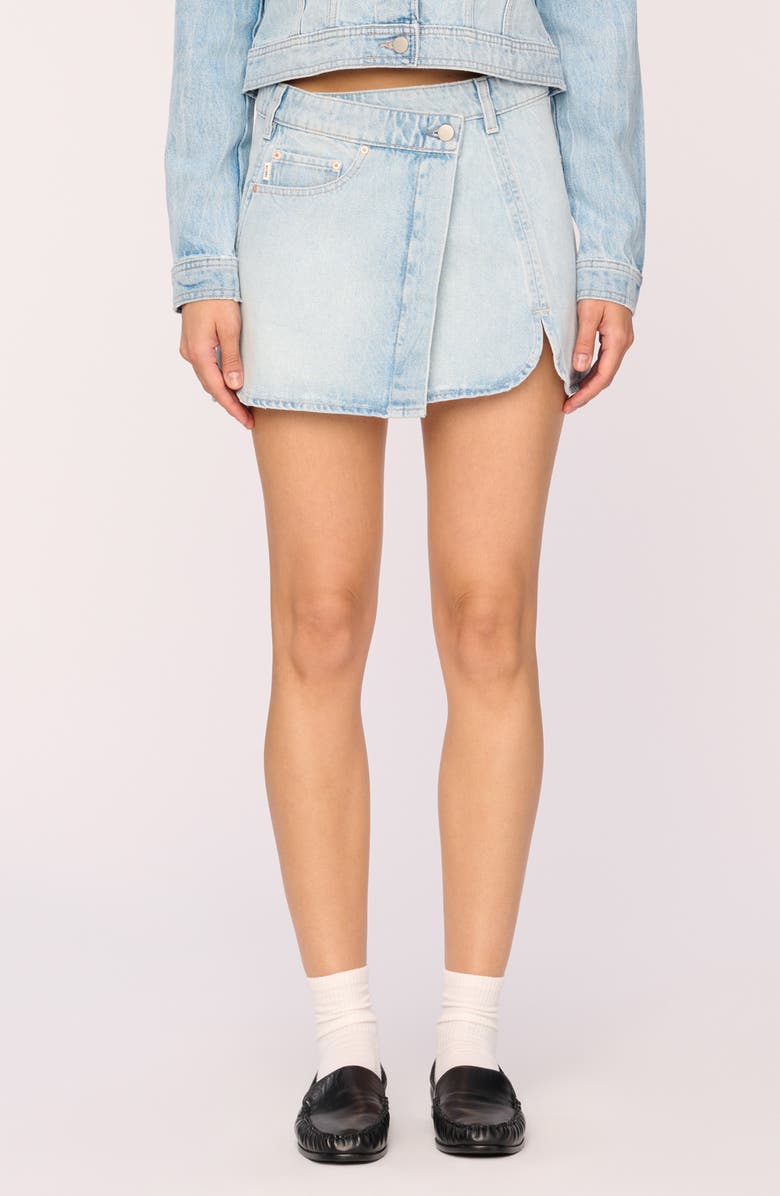 DL1961 Andi Denim Wrap Miniskirt, Main, color, 