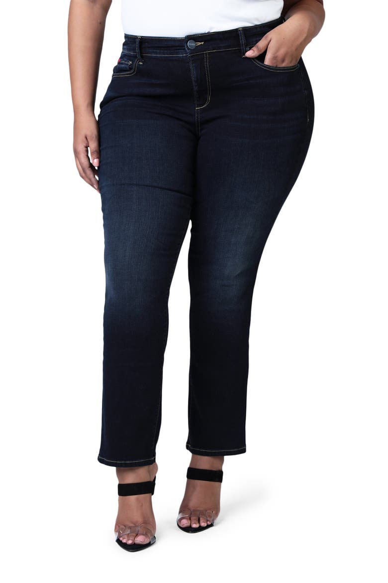 High Waist Straight Leg Jeans, Main, color, ATHENA