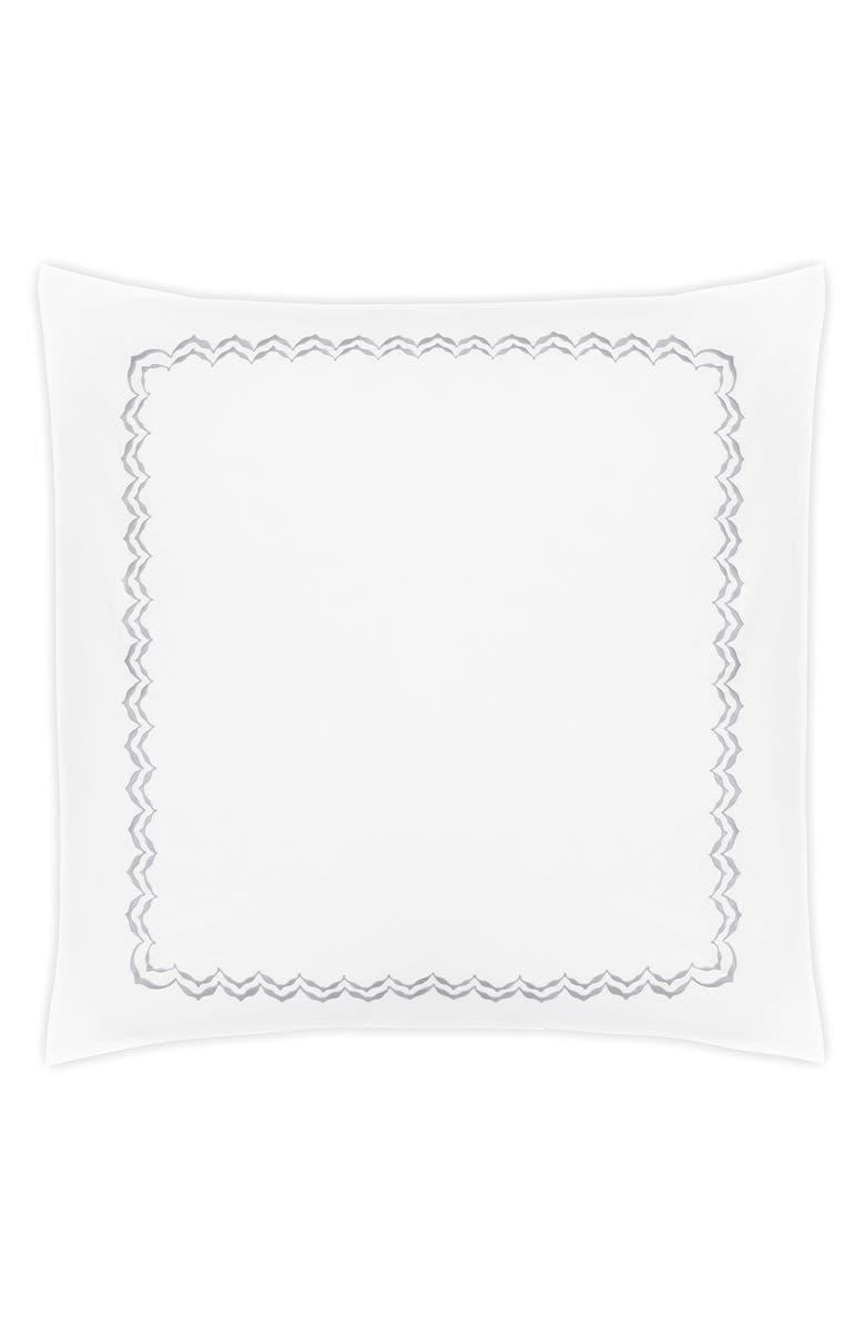 Matouk Atlas Euro Sham, Main, color, Nickel