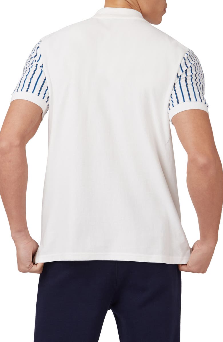 Ben Sherman Vertical Stripe Piqué Polo, Alternate, color, 