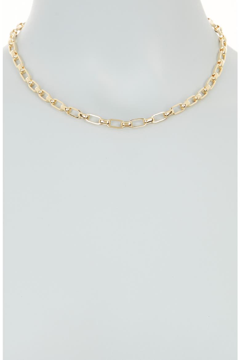 Elara Chain Necklace, Alternate, color, GOLD