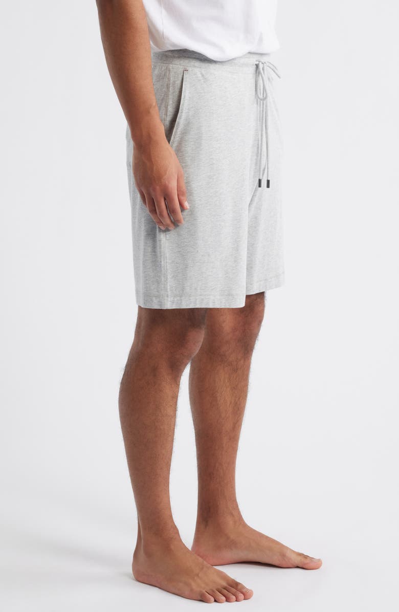 Daniel Buchler Stretch Cotton & Modal Drawstring Pajama Shorts, Alternate, color, Grey Heather