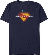 Supergirl Mens Supergirl Official Shield Logo T Shirt