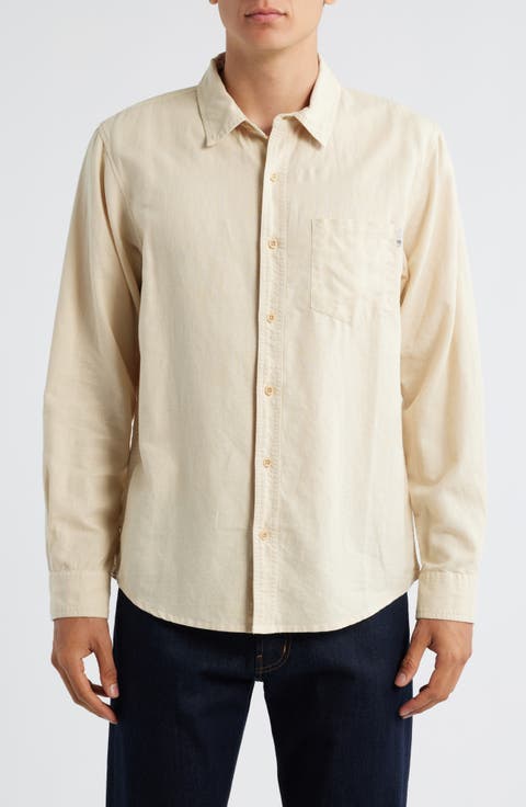 Wesley Linen & Cotton Button-Up Shirt