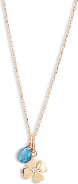 Anzie x Mel Soldera Clover Charm Necklace