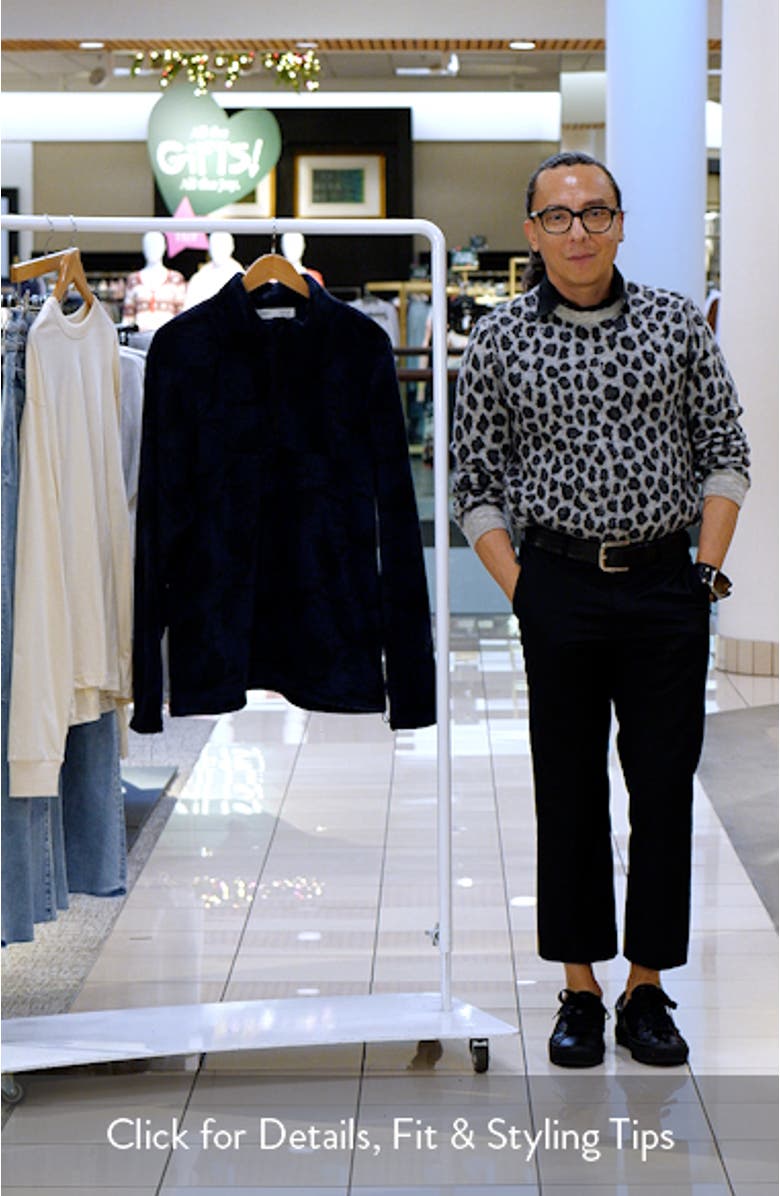 Owl Tree Quarter Zip Fleece Pullover, sales video thumbnail