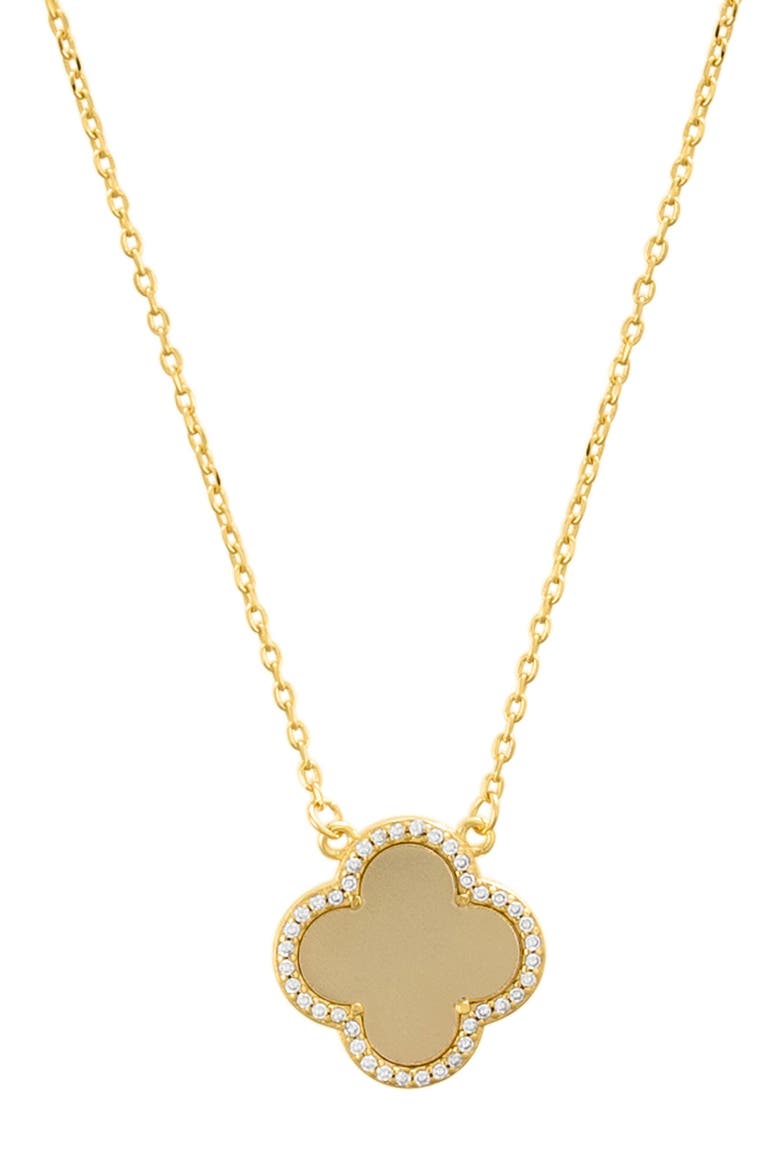 Set of 3 Assorted Clover Pendant Necklaces, Alternate, color, GOLD/ SILVER