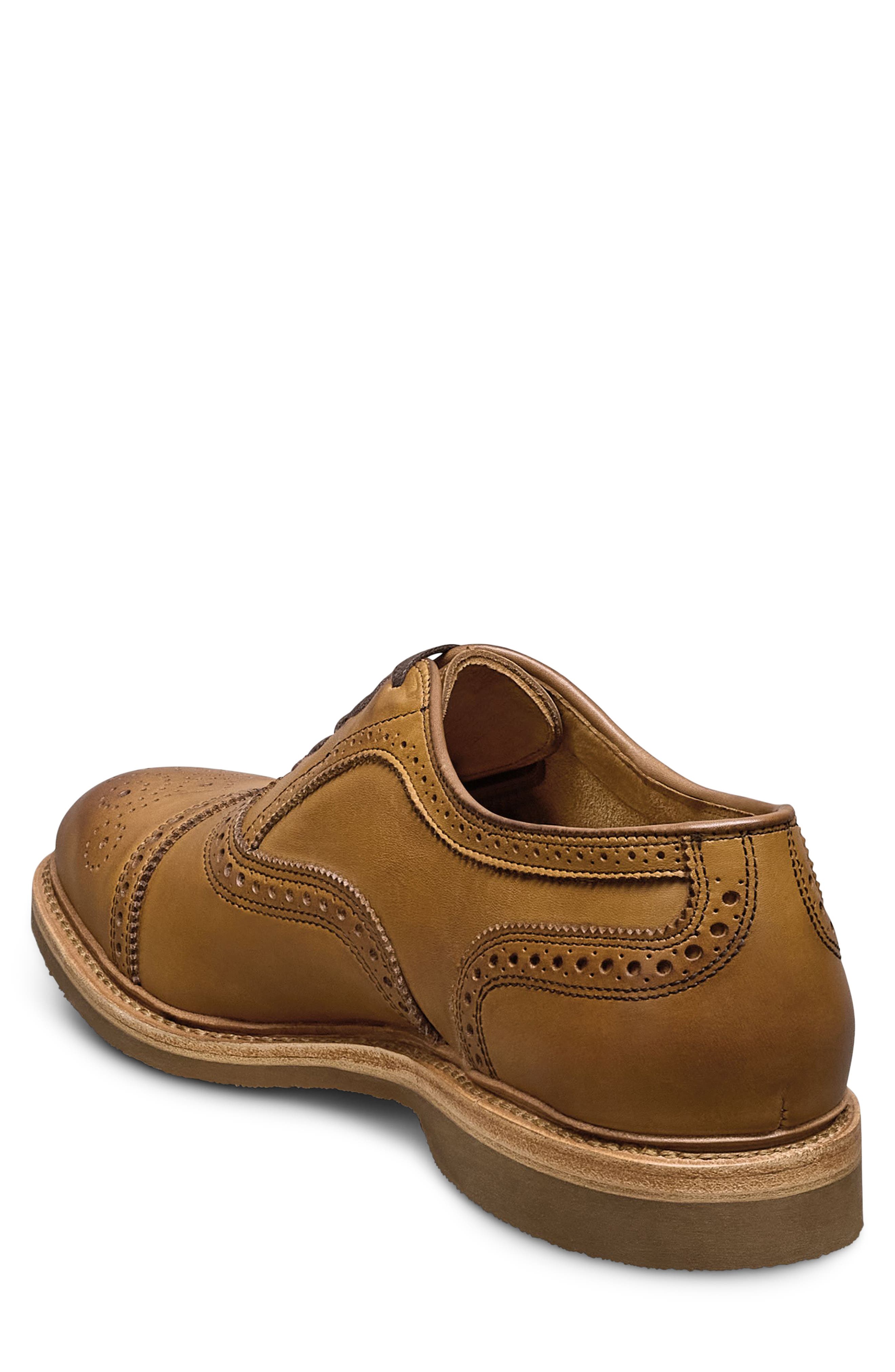 Allen Edmonds Strand Verse Cap Toe Oxford Shoe, Alternate, color, Walnut