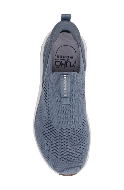 Ryka Women's Devotion Max Slip On Walking Sneakers In Flintstone Blue