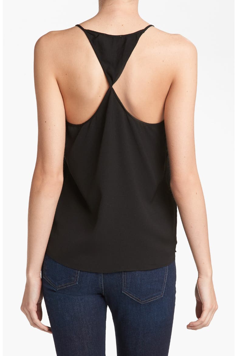Racerback Cami, Alternate, color, BLACK