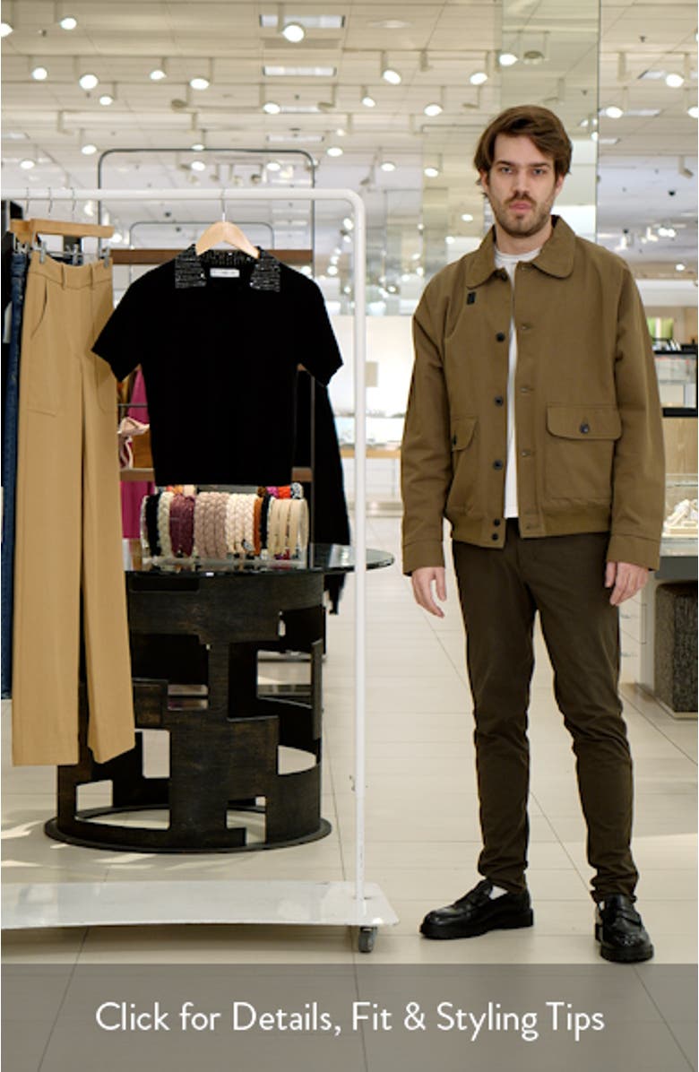 Rhinestone Collar Knit Polo Shirt, sales video thumbnail