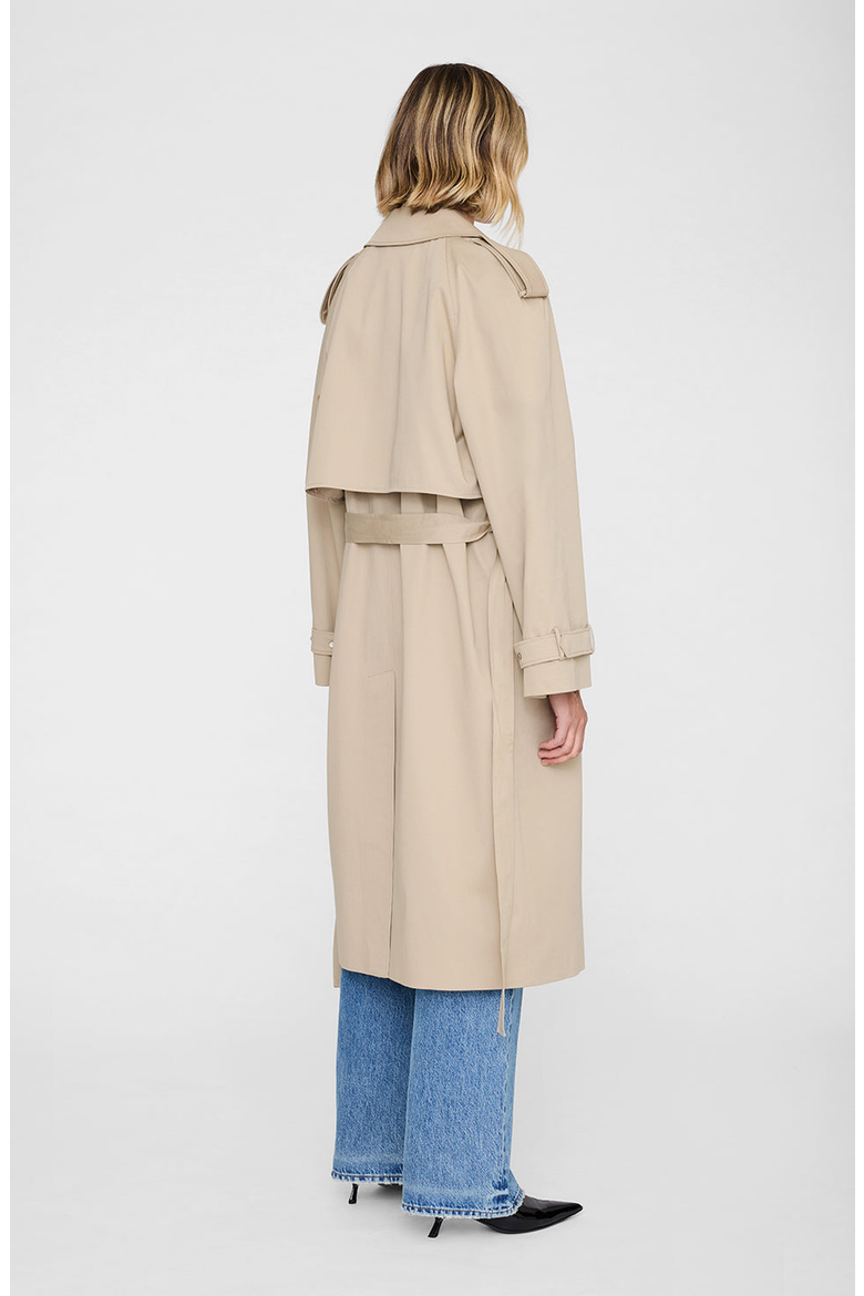 Rickie Maxi Trench, Alternate, color, Beige