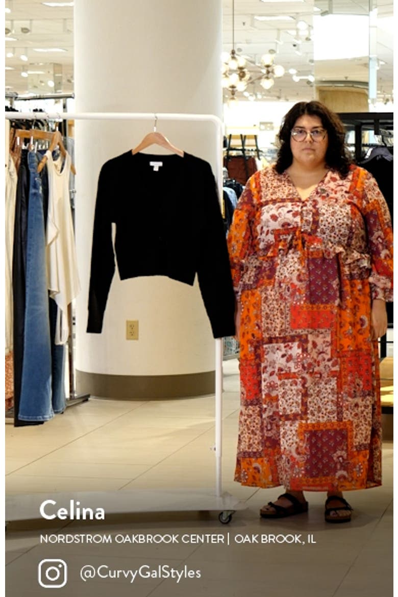 Waffle Knit Crop Cardigan video