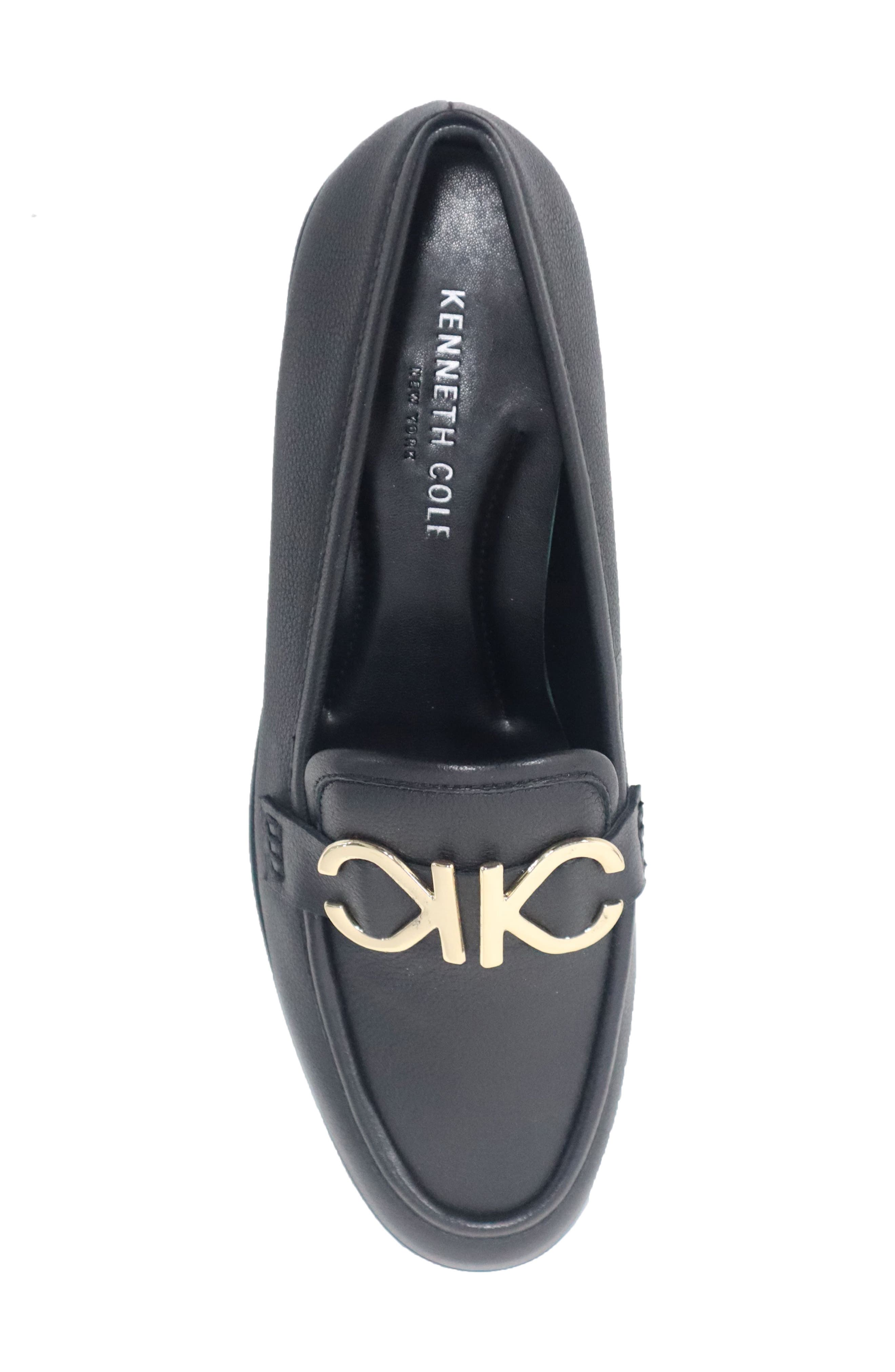 Kenneth Cole New York Lydia Bit Loafer, Alternate, color, Black Leather
