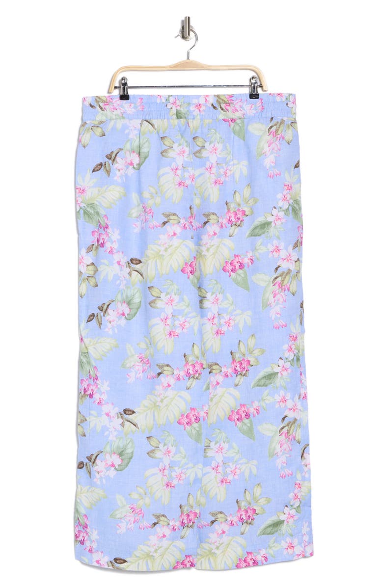 Tommy Bahama Orchid Dreams High Rise Linen Blend Pull-On Pants, Alternate, color,