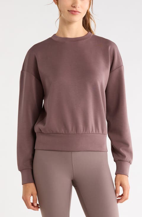 Cozy Luxe Boxy Crewneck Sweatshirt