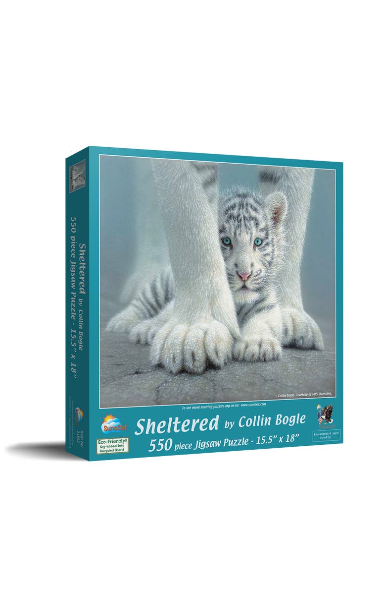 Sunsout Sheltered 550 piece Jigsaw Puzzle for Adults, Main, color, Multicolor