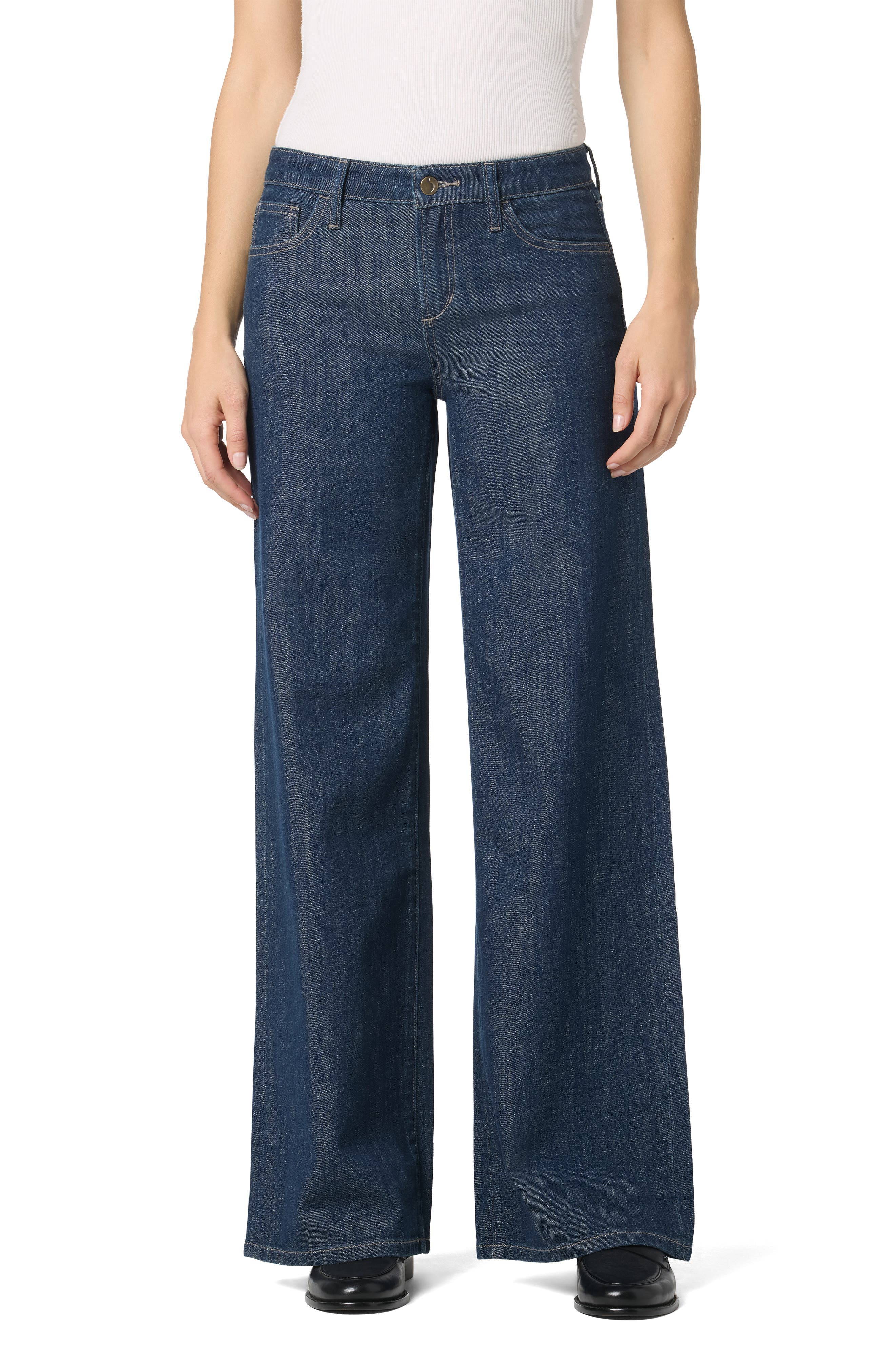 Joe's Low Rise Wide Leg Jeans