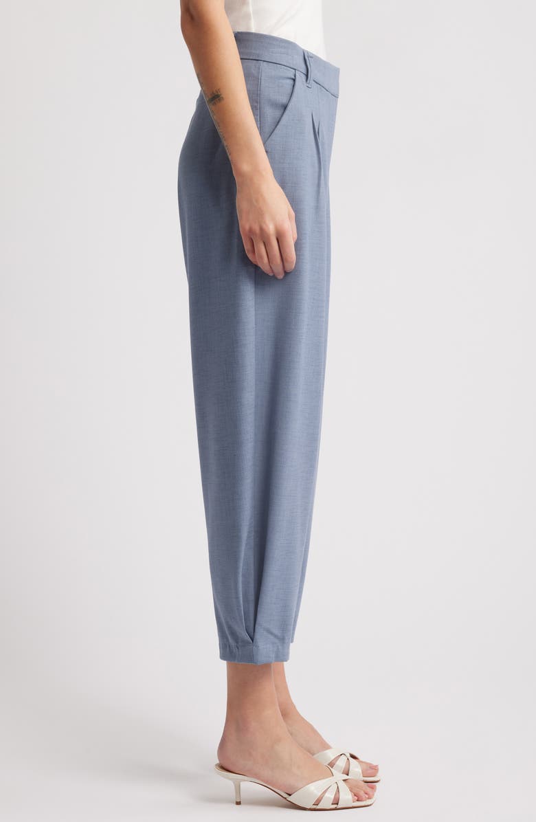 Wit & Wisdom Skyrise Pleated Barrel Pants, Alternate, color, Infinity Blue
