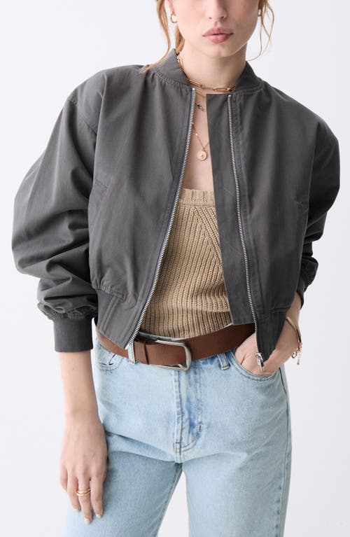 DELUC DELUC SAFIRA WASHED COTTON CROP JACKET