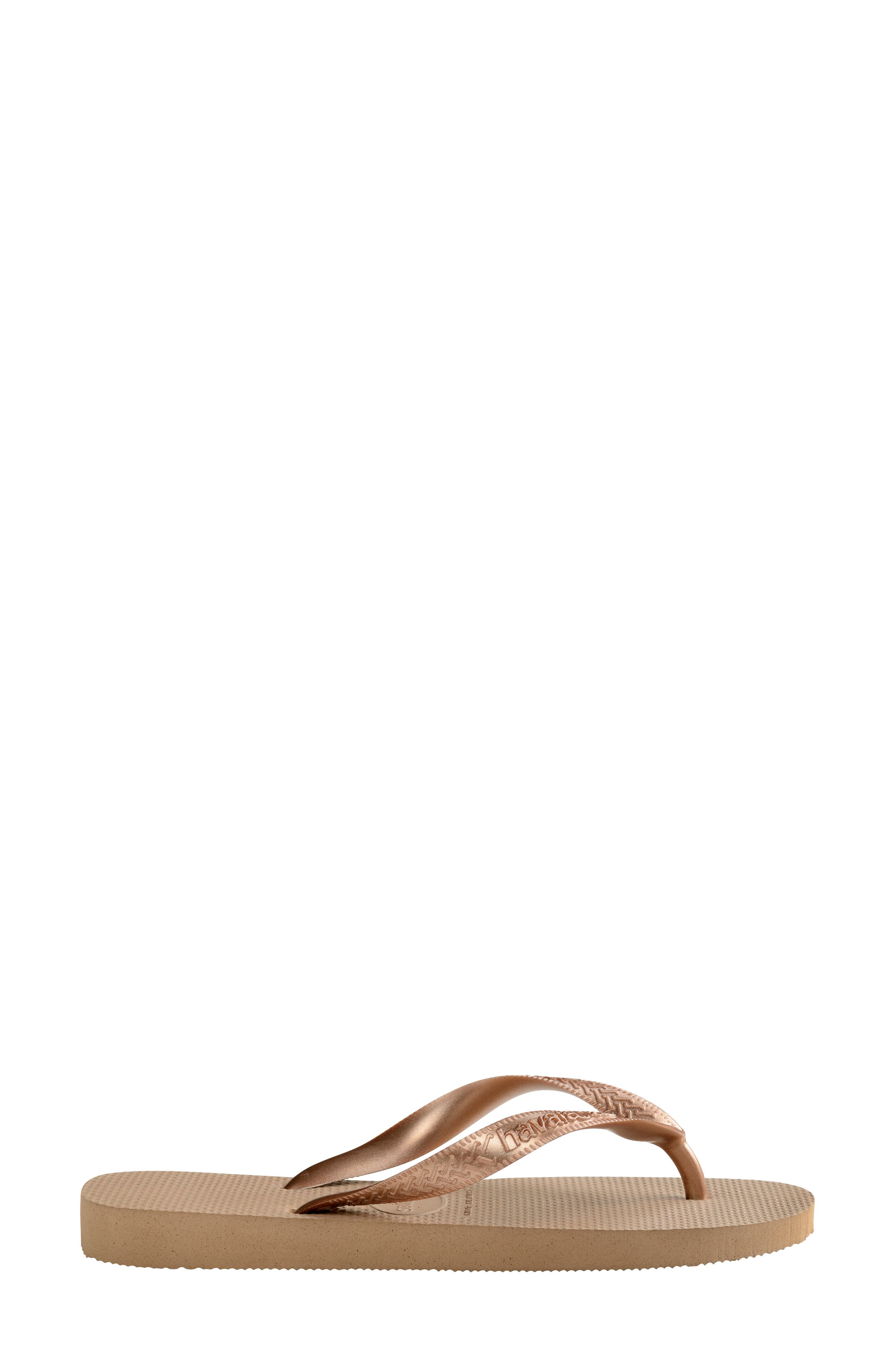 Havaianas Top Tiras Flip Flop, Alternate, color, Rose Gold