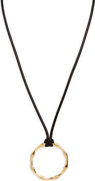 ARGENTO VIVO Bamboo Pendant Necklace