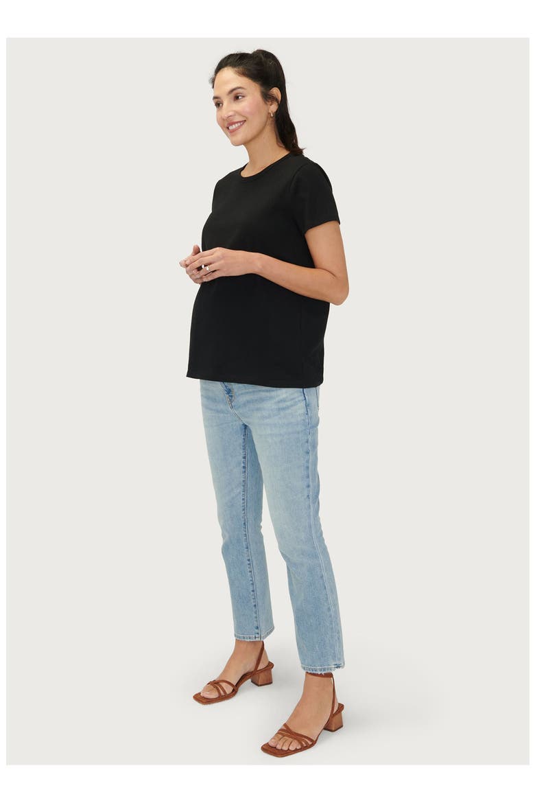 The Basic Crew Tee 2-Pack, Alternate, color, White-Black