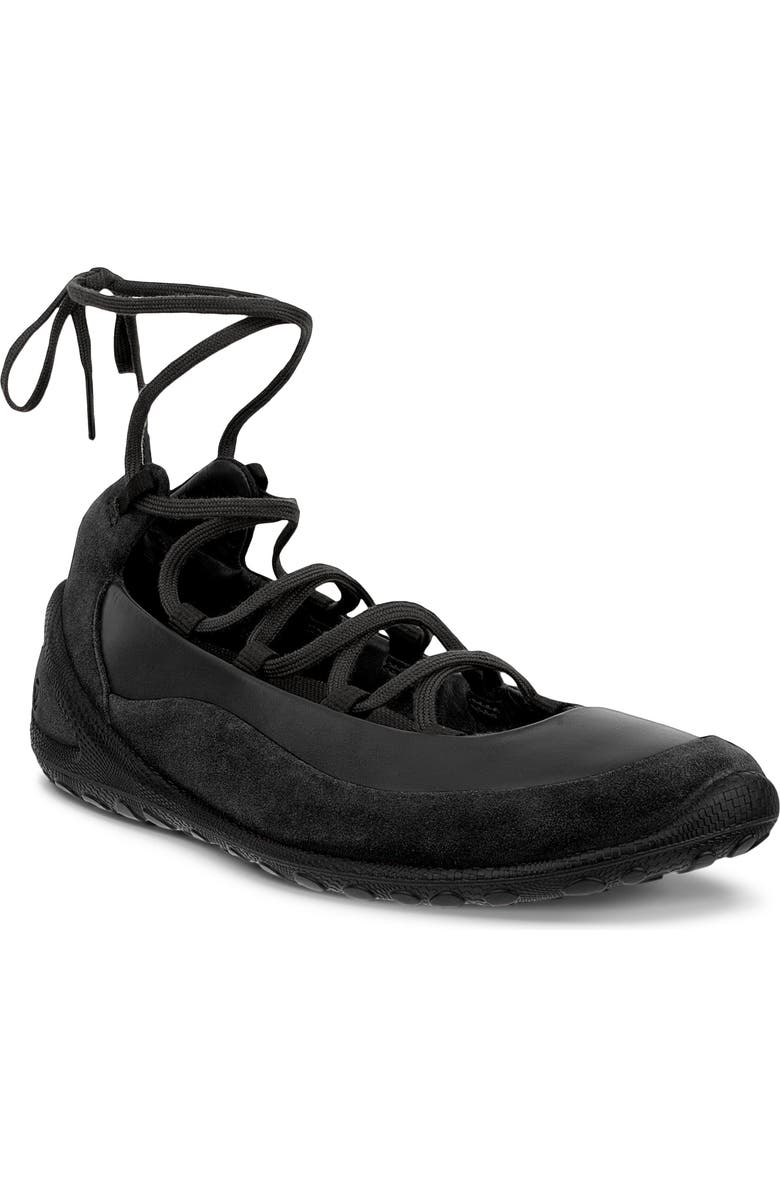 ECCO Biom Lite Ballerina Sneaker, Main, color, Black/ Black