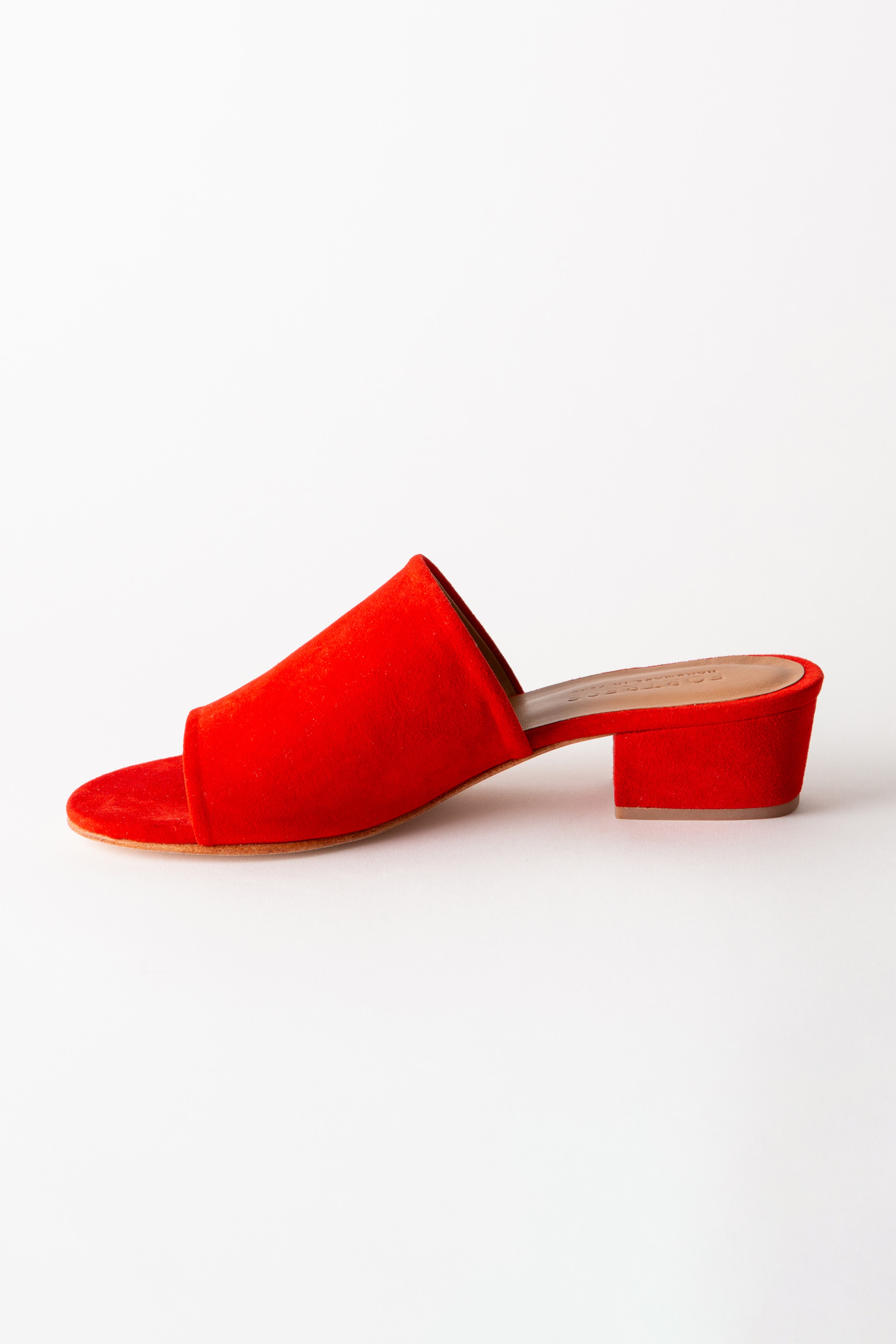 Fortress Rachel Block Heel Sandal, Alternate, color, Coral Suede