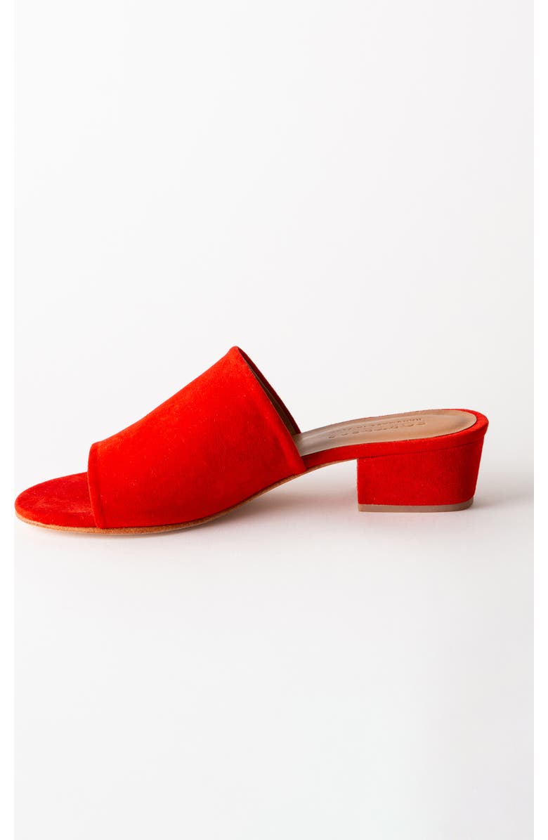 Fortress Rachel Block Heel Sandal, Alternate, color, Coral Suede
