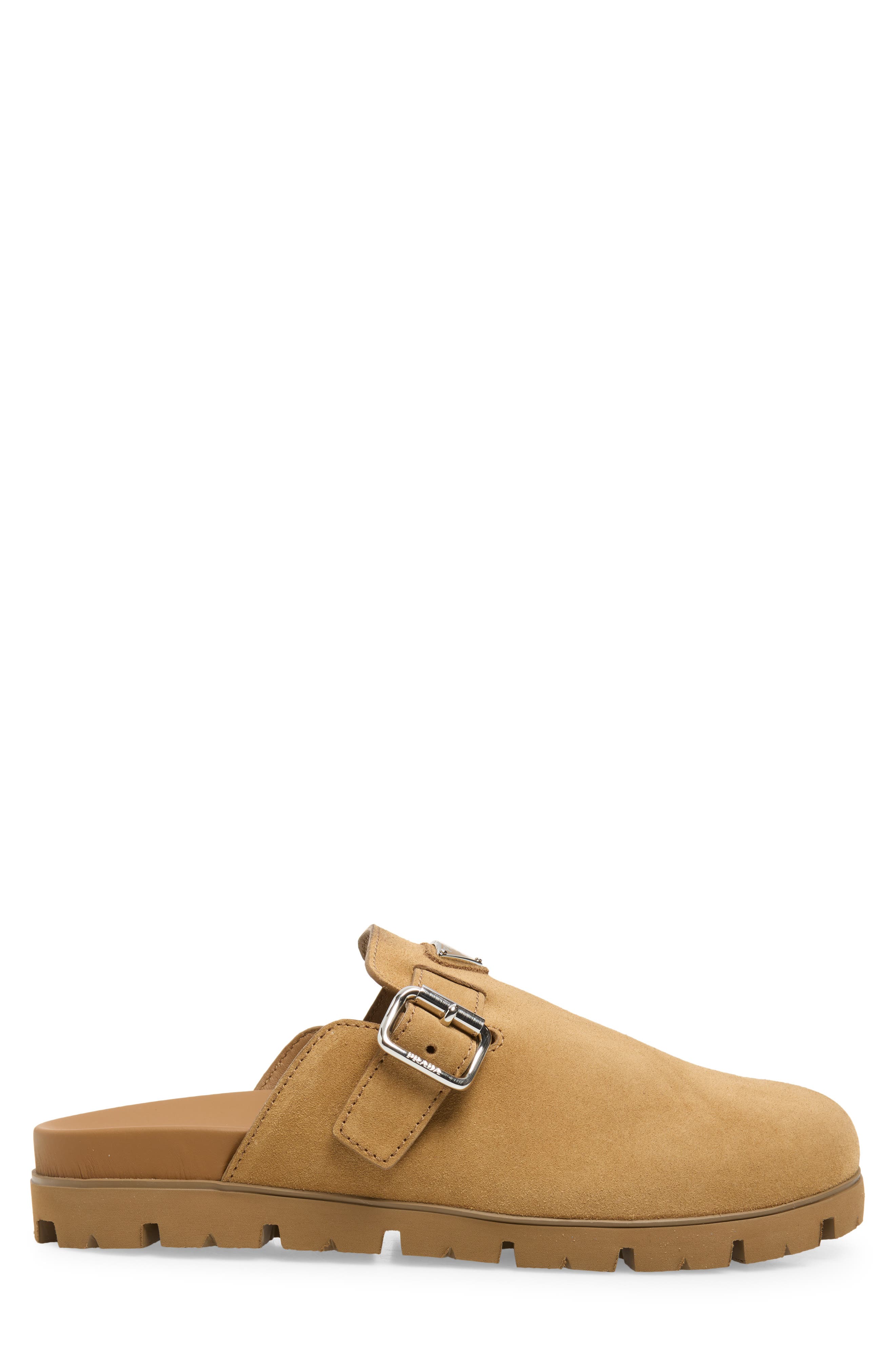 Prada Buckled Mule, Alternate, color, Cannella