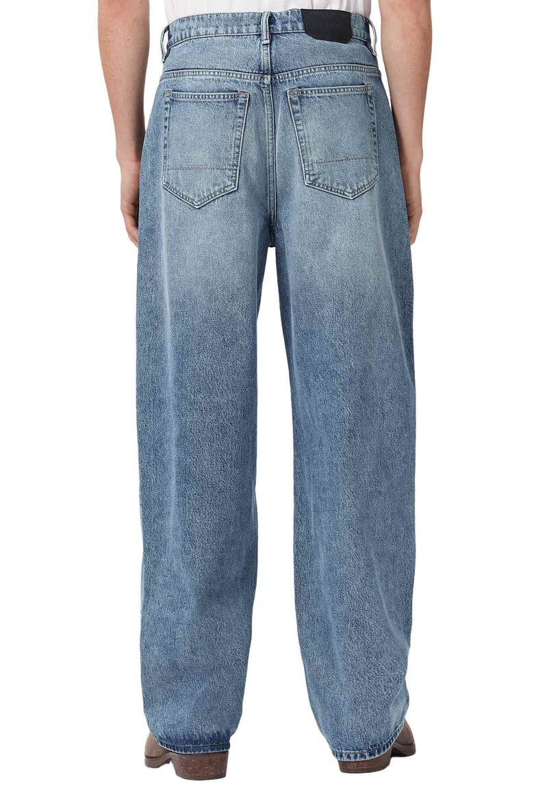 Rivet Slouch Straight Leg Jeans, Alternate, color, LIGHT INDIGO