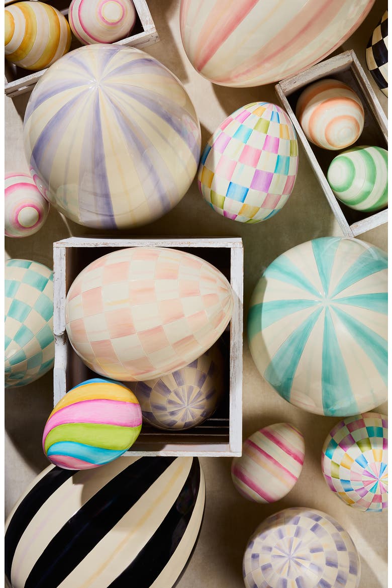 Courtly Stripe Medium Egg, Alternate, color, BLACK