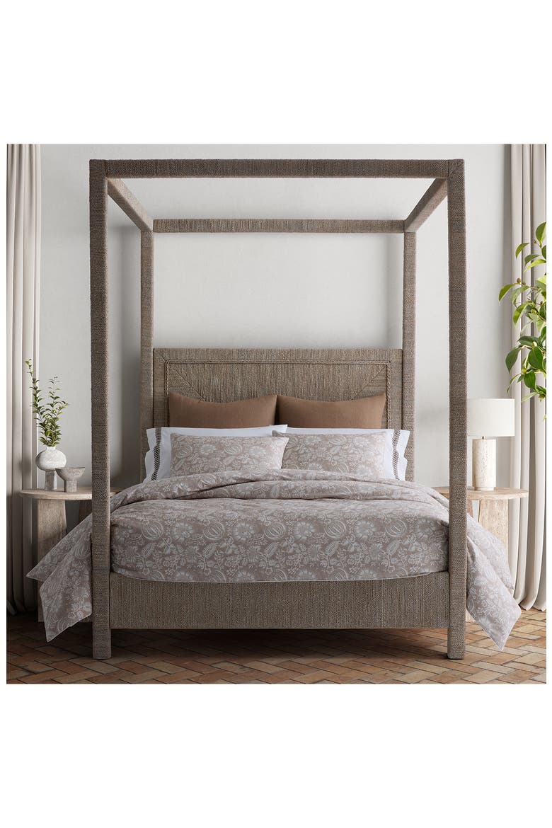 Granada Cotton Percale Duvet Cover, Alternate, color, DUNE