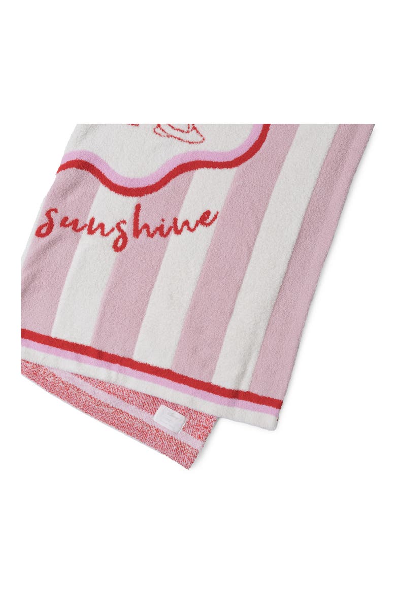 x Disney Minnie & Daisy Stripe CozyChic® Stroller Blanket, Alternate, color, PINK PEONIE MULTI