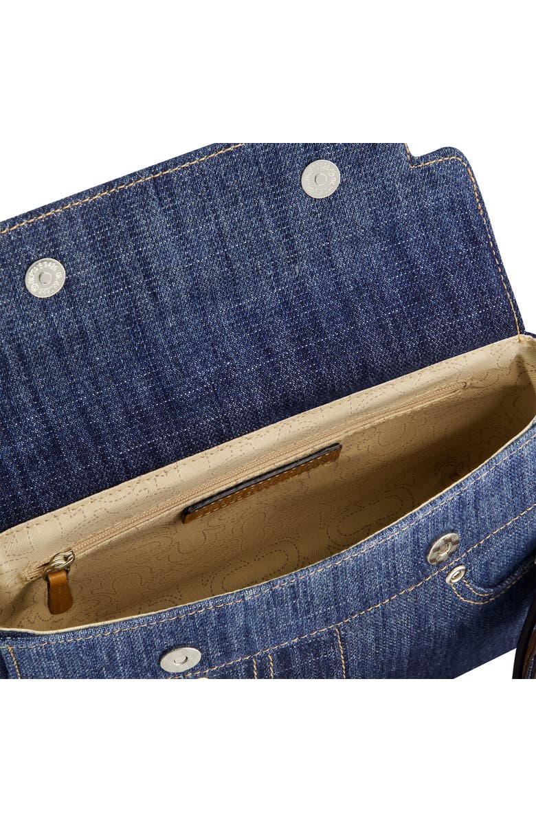 True Religion Jean Pocket Mini Flap, Alternate, color, Dark Navy