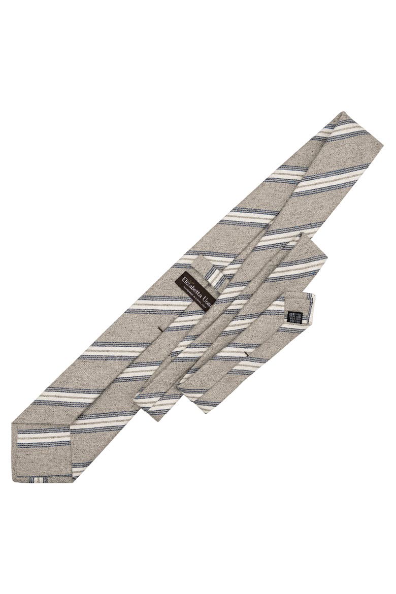 Frascati - Extra Long Silk Jacquard Tie for Men, Alternate, color, Sand