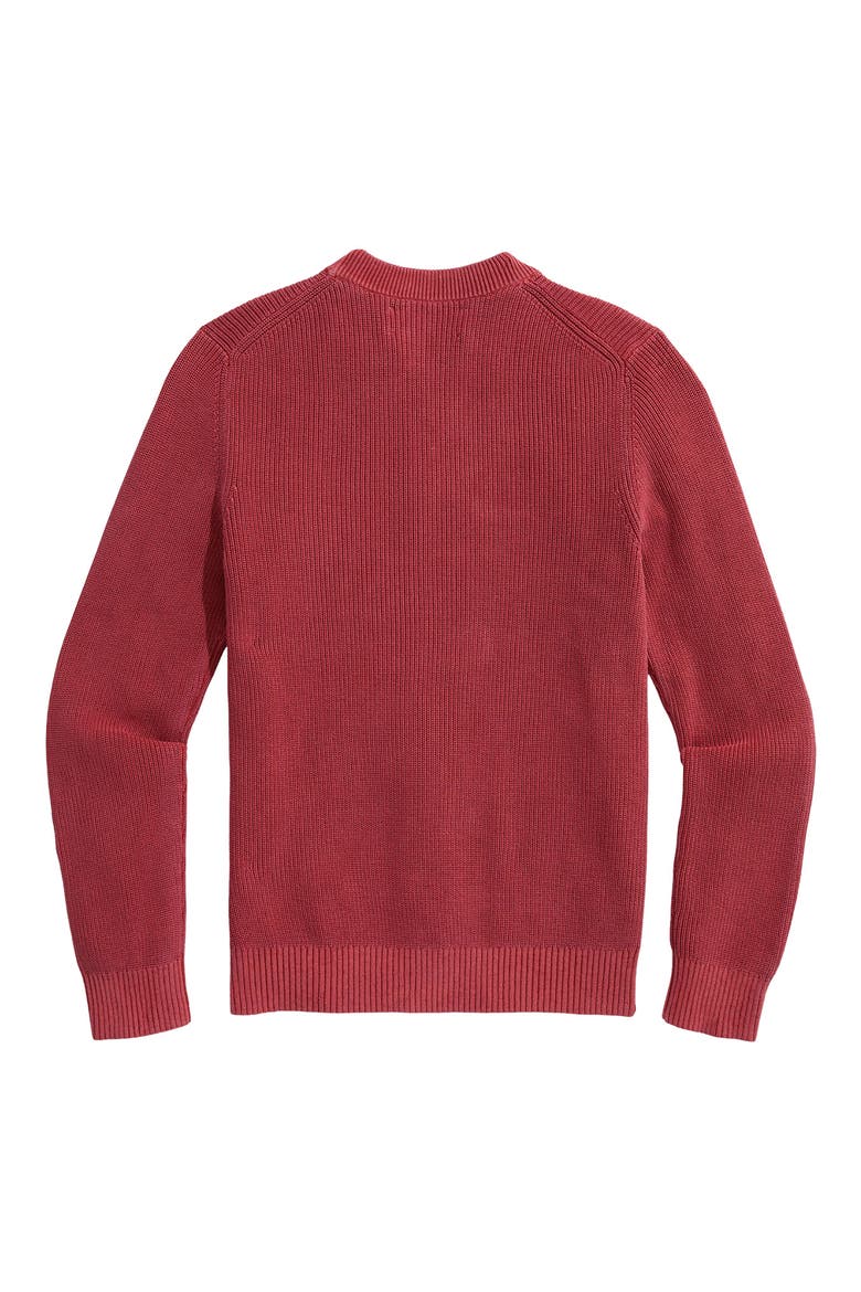 Kids' Garment Dye Crewneck Sweater, Alternate, color, MARINER