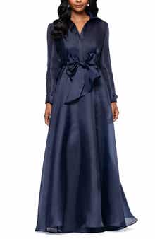Long Sleeve Organza Dress
