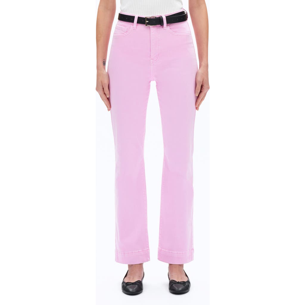 Bayeas High Waist Bootcut Jeans In Pink