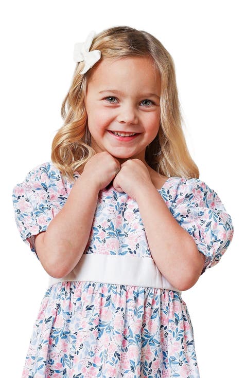 Girls
 Organic Puff Sleeve Party Dress, Kids