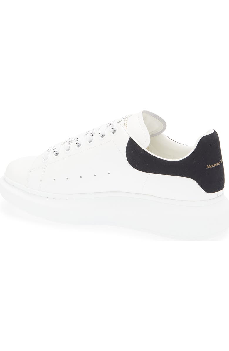 McQueen Oversized Sneaker, Alternate, color, White/ Black