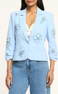 Cinq à Sept Beaded Floral Jacket