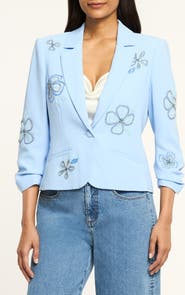 Cinq à Sept Beaded Floral Jacket