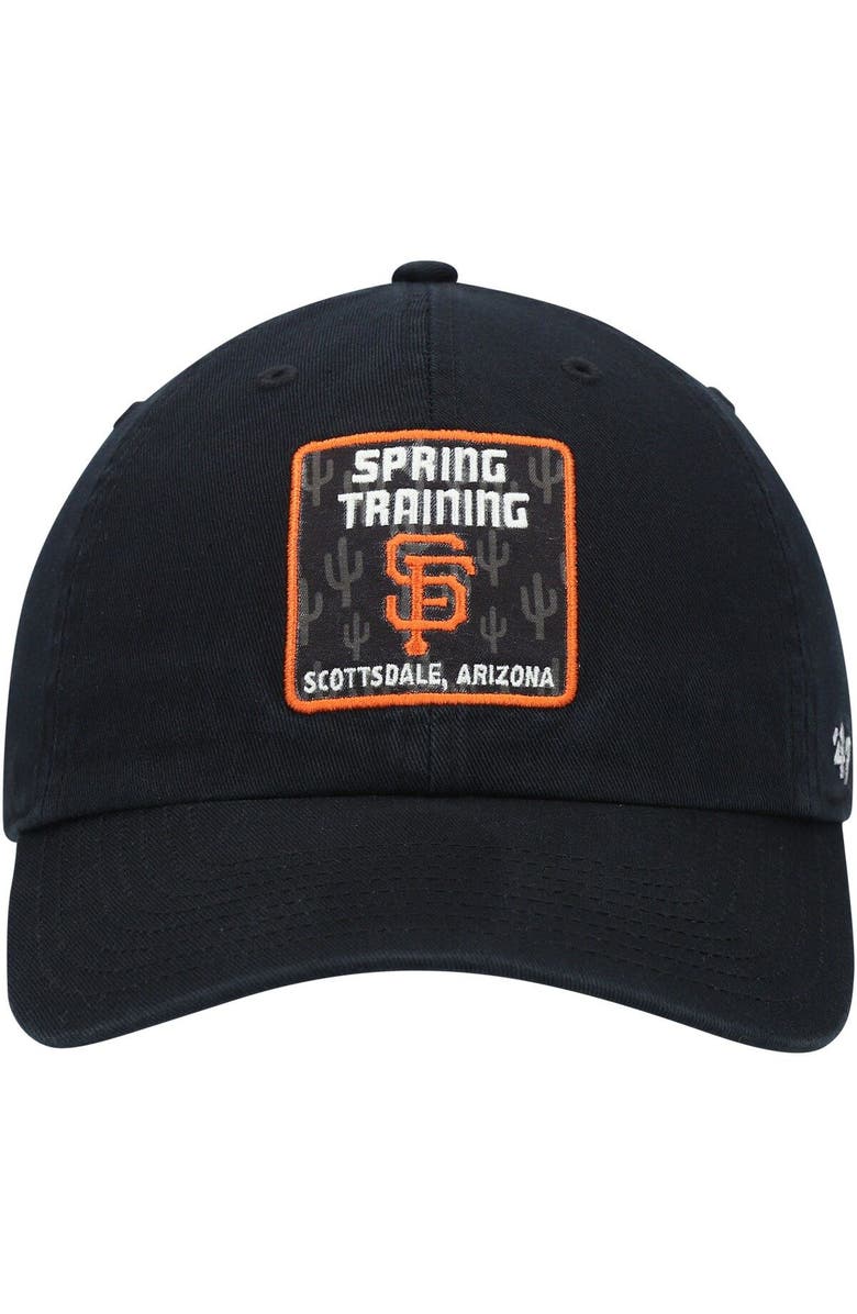 '47 Men's '47 Black San Francisco Giants Brodie Spring Training Adjustable Hat, Alternate, color, 