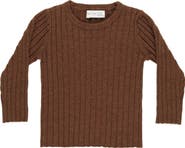 Rylee + Cru Kids' Long Sleeve Ribbed Top