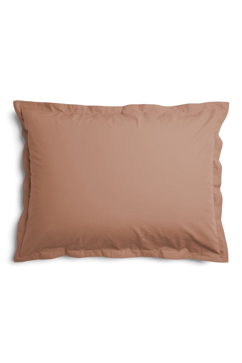Percale Sham Set, Alternate, color, ADOBE